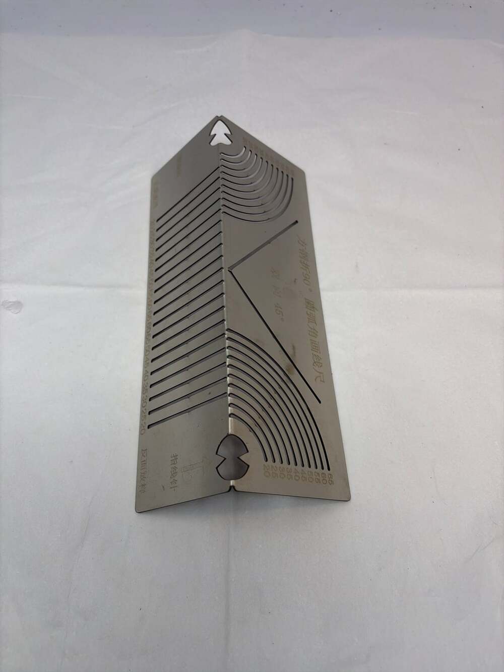 Adjustable Angle & Arc Marking Tool for Square Steel Pipe Bend Welding